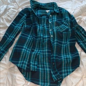 Blue Button Down Flannel